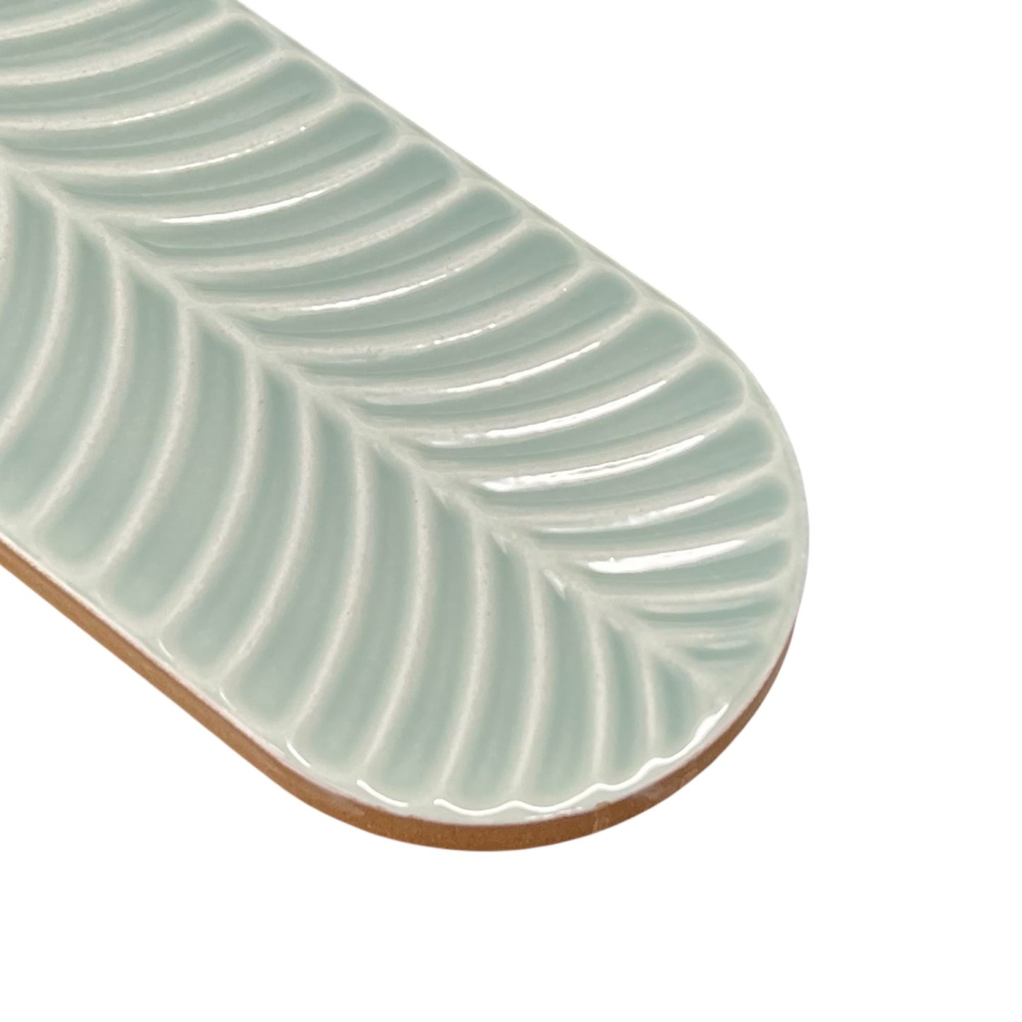 3” x 12” Ceramic Feather 3D Glossy Subway Wall Tile