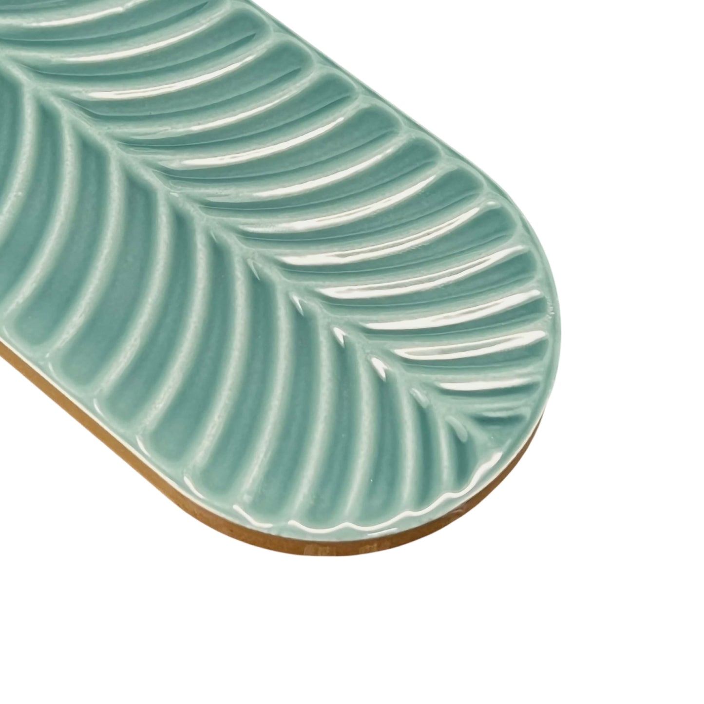 3” x 12” Ceramic Feather 3D Glossy Subway Wall Tile