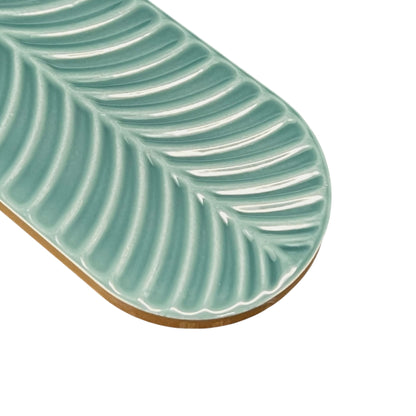 3” x 12” Ceramic Feather 3D Glossy Subway Wall Tile