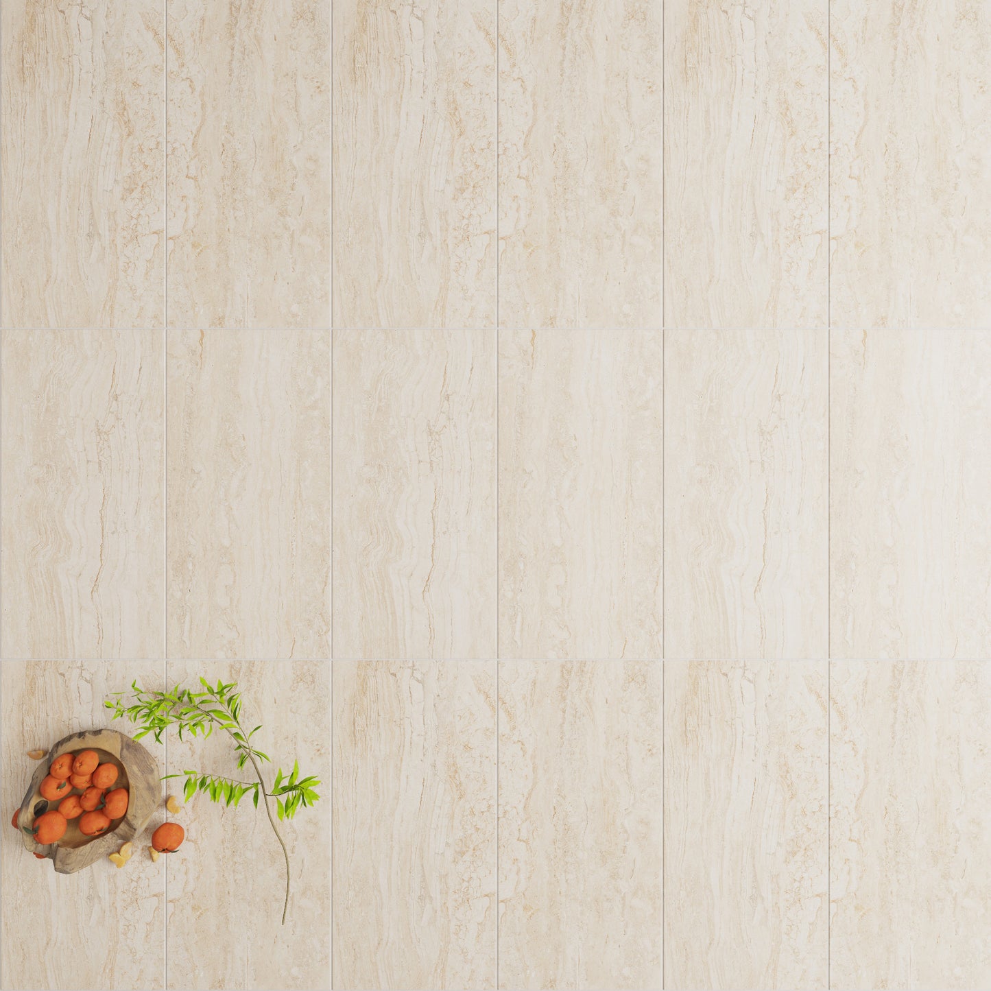 12"x 24" Spanish Marmol Travertine Porcelain Floor and Wall Tile