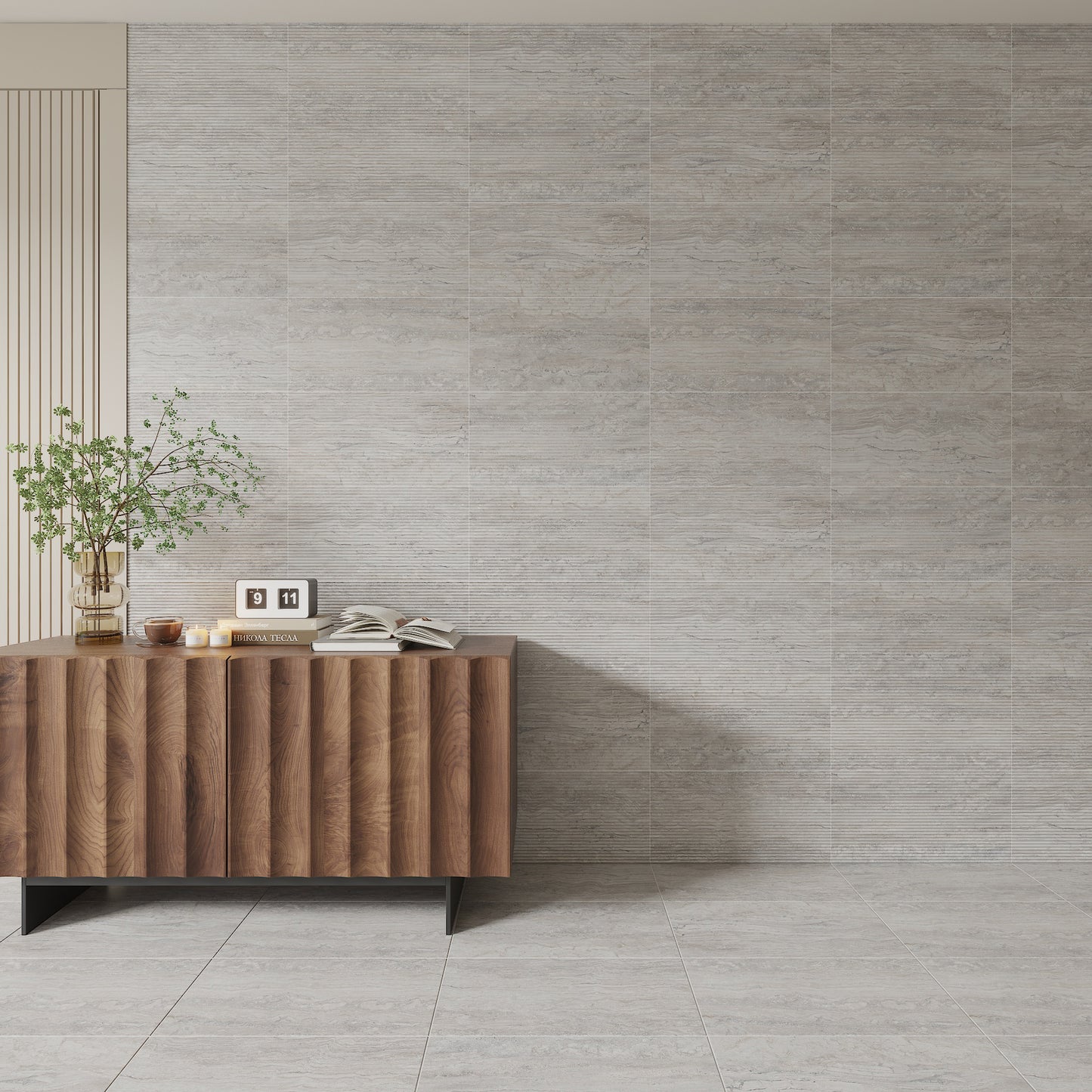 12"x 24" Spanish Marmol Travertine Porcelain Floor and Wall Tile