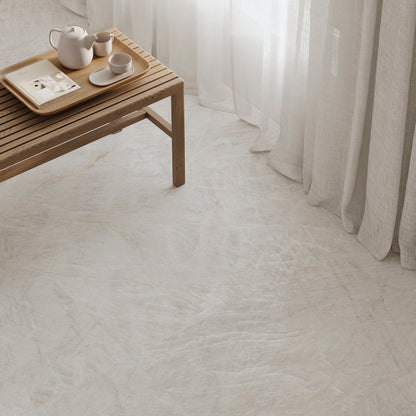 24” x 24” Spanish Taj Mahal Matte Marble Look Porcelain Floor and Wall Tile