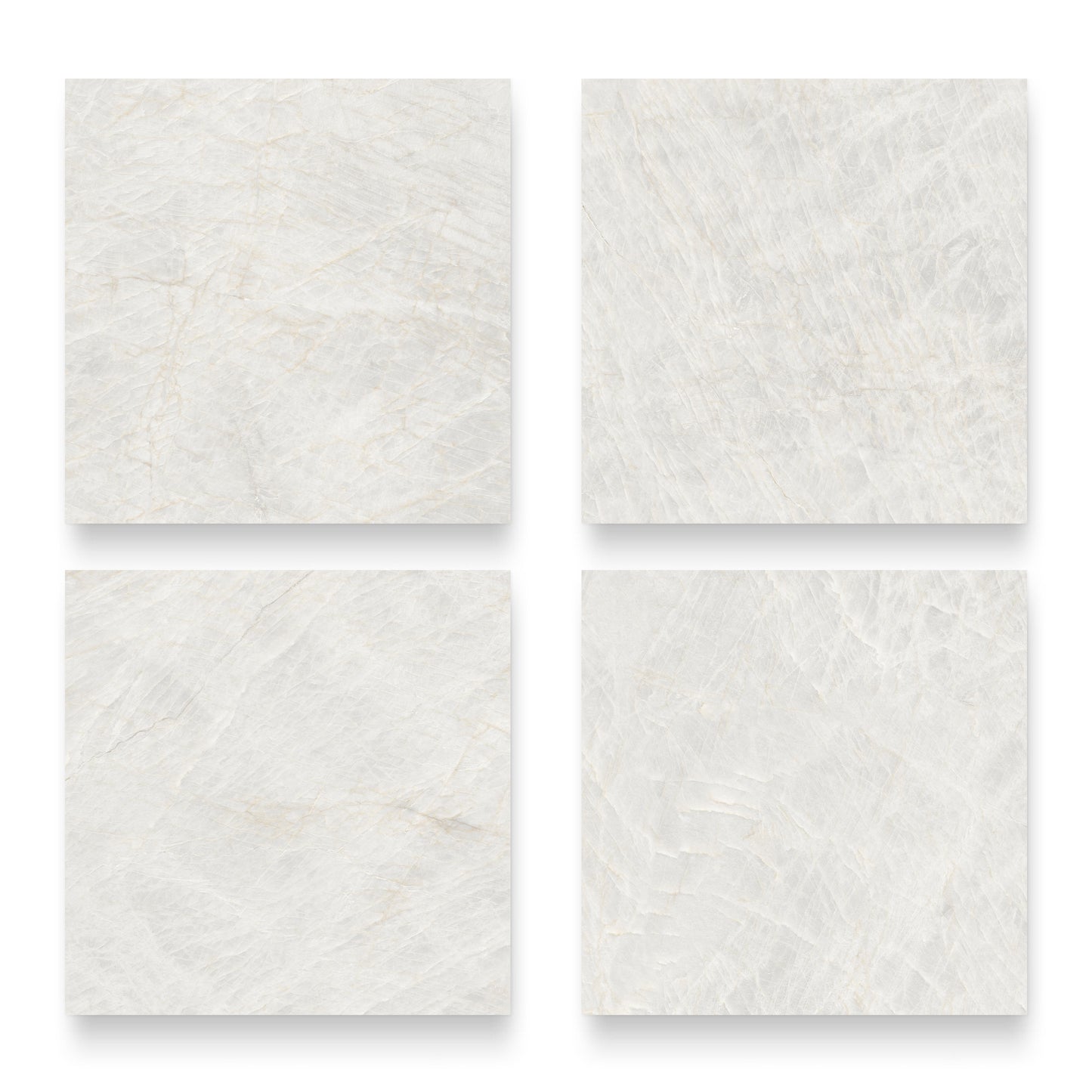24” x 24” Spanish Taj Mahal Matte Marble Look Porcelain Floor and Wall Tile
