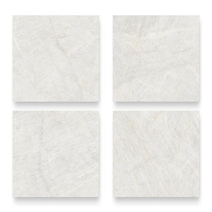 24” x 24” Spanish Taj Mahal Matte Marble Look Porcelain Floor and Wall Tile