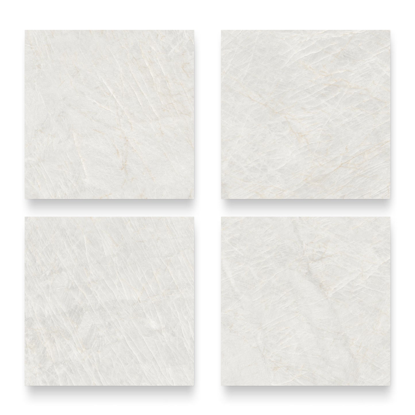 24” x 24” Spanish Taj Mahal Matte Marble Look Porcelain Floor and Wall Tile