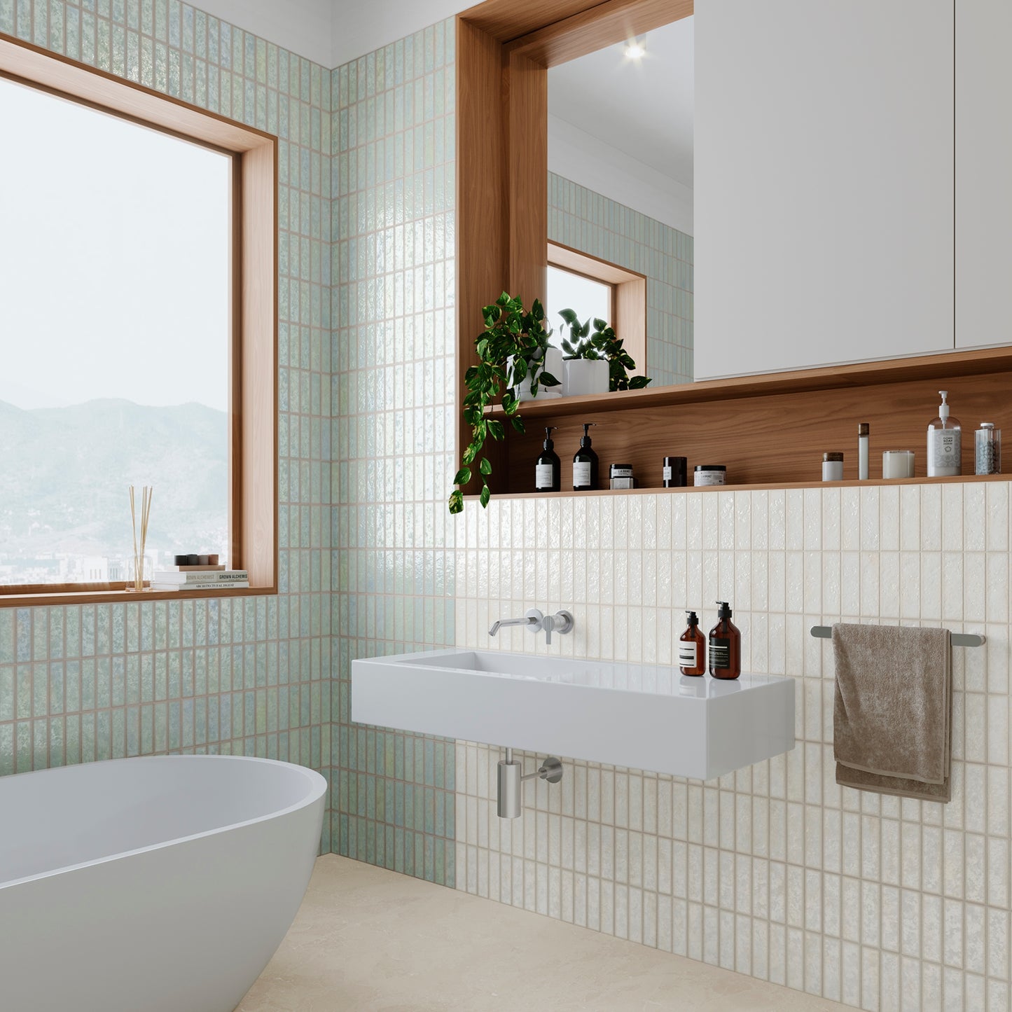 12” x 24” Spanish Villora Glazed Porcelain Wall Tile
