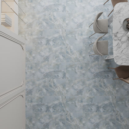 24" x 24" Italian Onyx Marble Look Porcelain Floor and Wall Tile