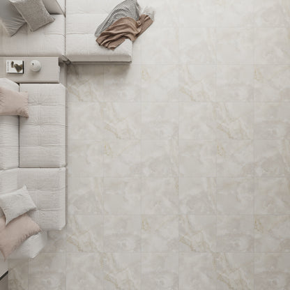 24" x 24" Italian Onyx Marble Look Porcelain Floor and Wall Tile