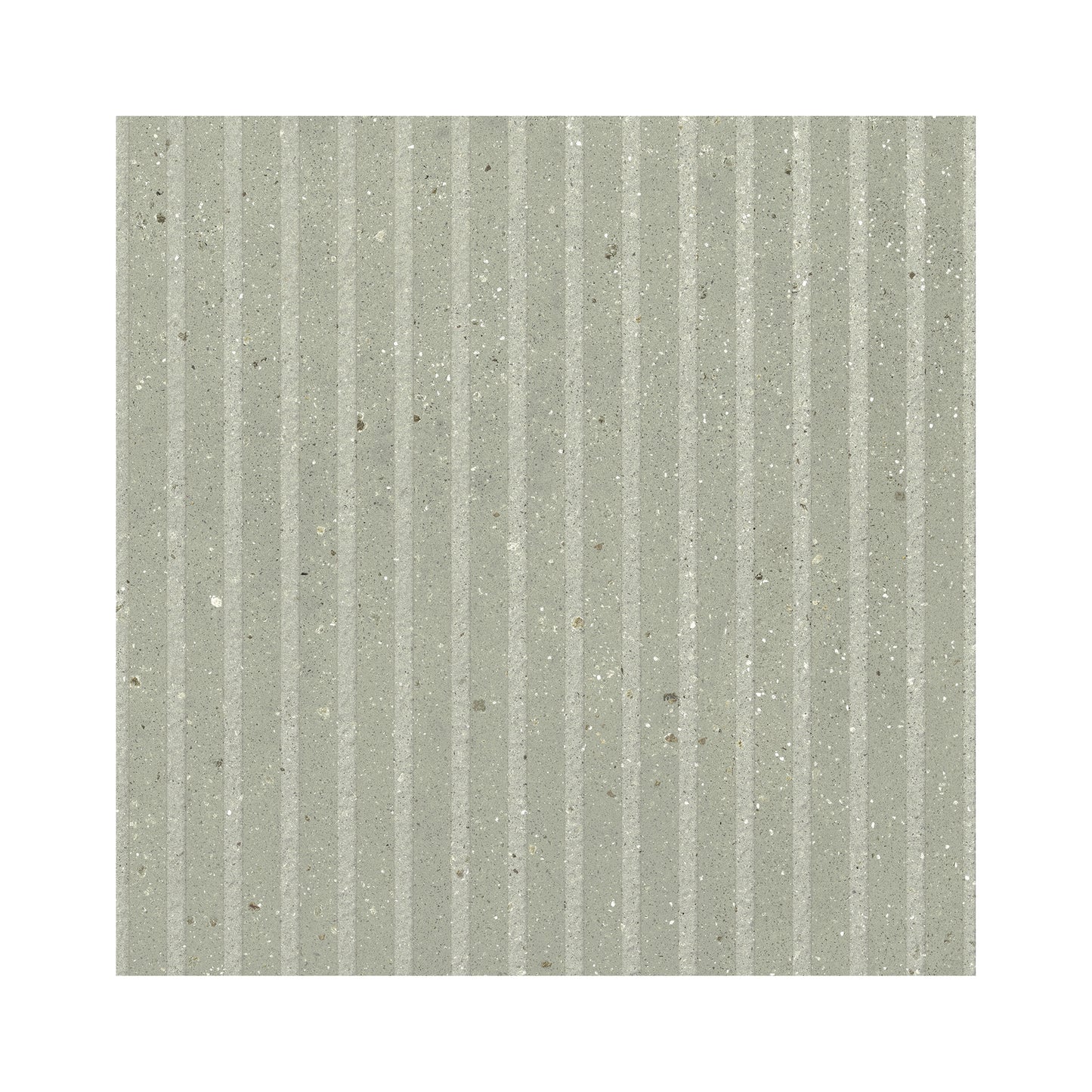 24" x 48" Italian Geology Matte Fluted 3D Ribbed Stone Look Porcelain Wall Tile