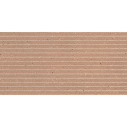 24" x 48" Italian Geology Matte Fluted 3D Ribbed Stone Look Porcelain Wall Tile