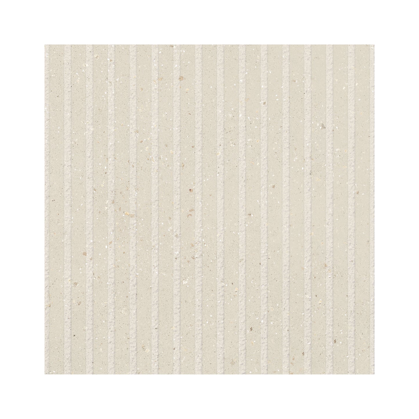 24" x 48" Italian Geology Matte Fluted 3D Ribbed Stone Look Porcelain Wall Tile