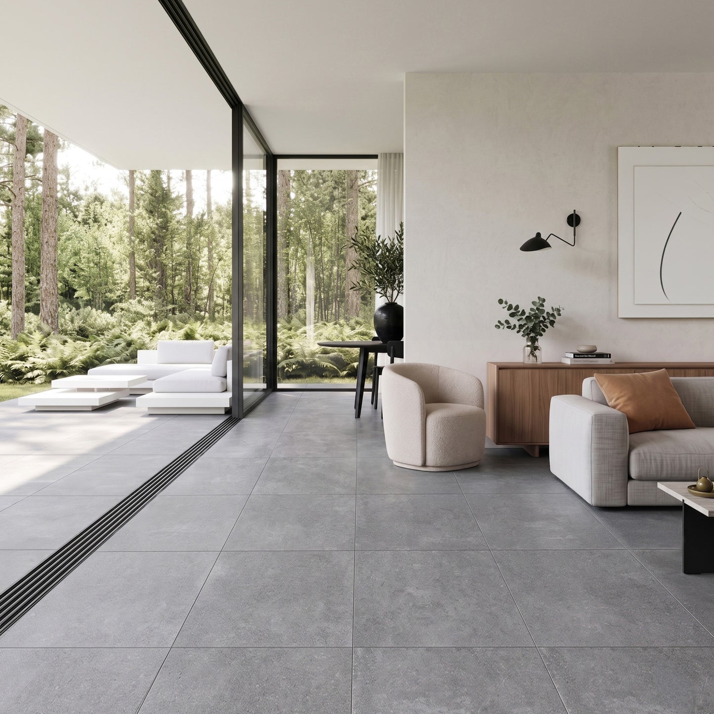 24” x 24” Ambience Italian Porcelain Floor and Wall Tile
