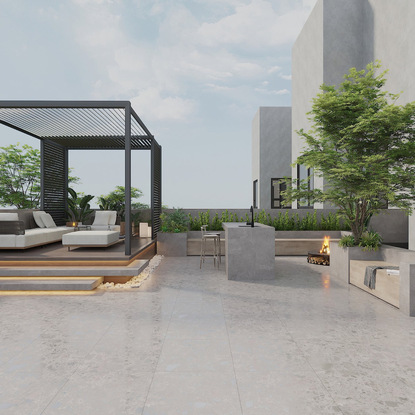 24” x 24” Ambience Italian Porcelain Floor and Wall Tile