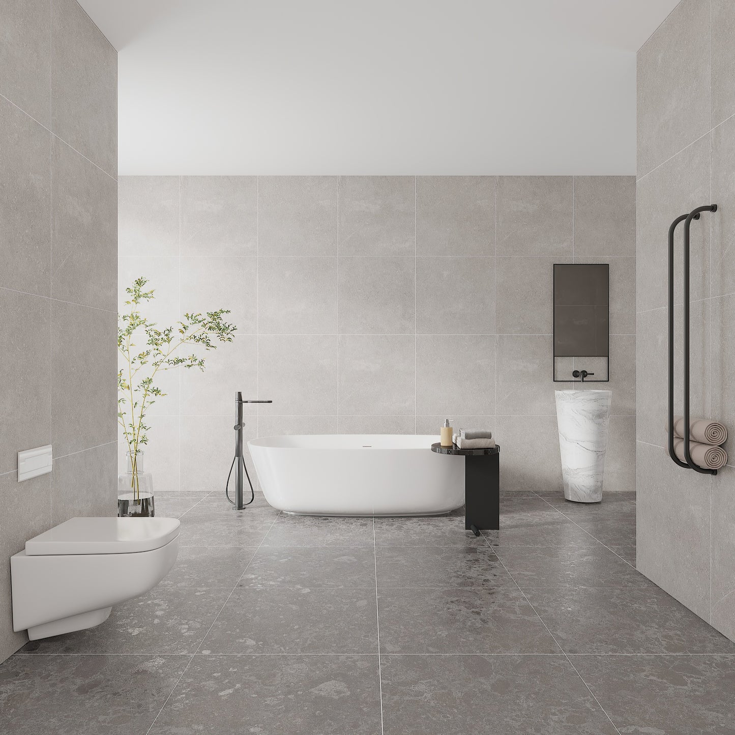 24” x 24” Ambience Italian Porcelain Floor and Wall Tile