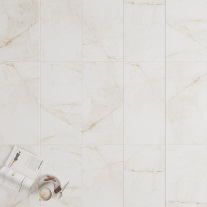 12"x 24" Spanish Mirage Marble Porcelain Floor and Wall Tile