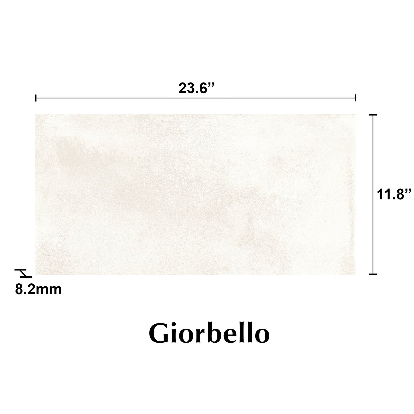 12” x 24” Italian Mélange Porcelain Floor and Wall Tile