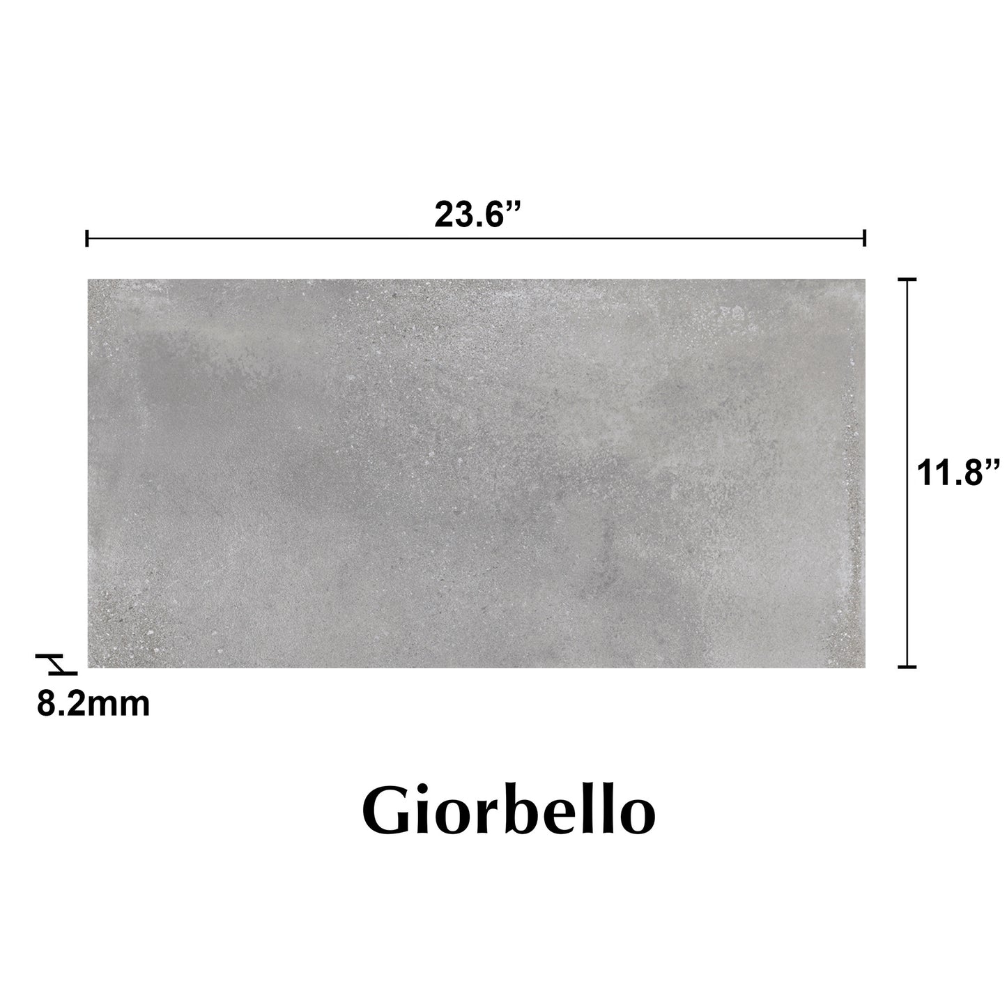 12” x 24” Italian Mélange Porcelain Floor and Wall Tile