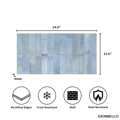 12” x 24” Spanish Artis Glazed Porcelain Wall Tile