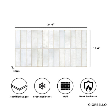 12” x 24” Spanish Artis Glazed Porcelain Wall Tile
