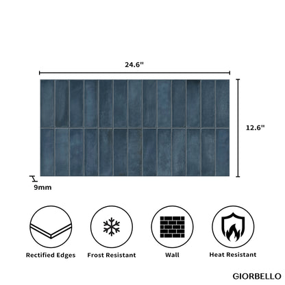 12” x 24” Spanish Artis Glazed Porcelain Wall Tile