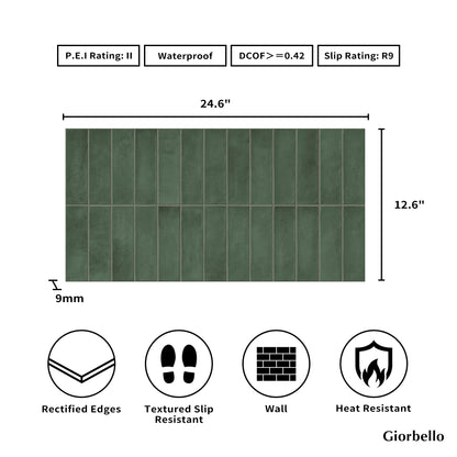 12” x 24” Spanish Artis Glazed Porcelain Wall Tile