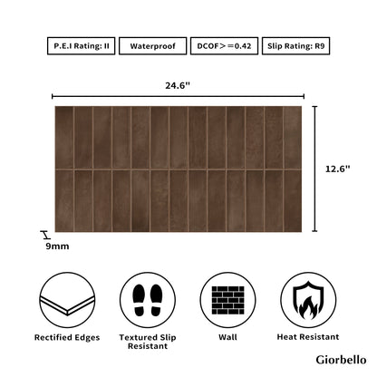 12” x 24” Spanish Artis Glazed Porcelain Wall Tile