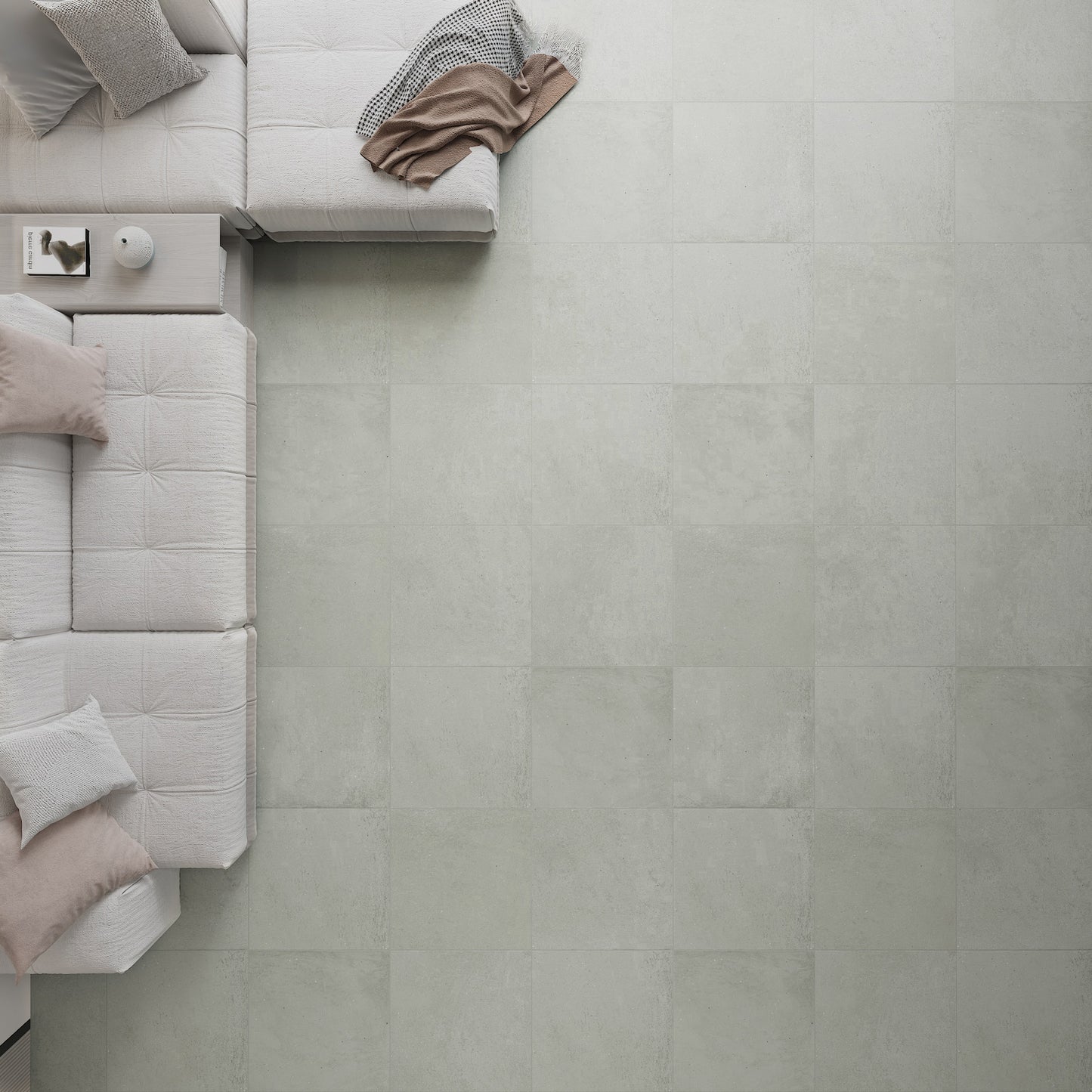 24” x 24” Spanish Armonia Matte Stone Look Porcelain Floor and Wall Tile
