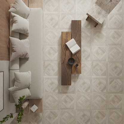 24” x 24” Spanish Arborix Matte Wood Look Porcelain Floor and Wall Tile