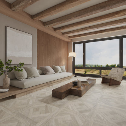 24” x 24” Spanish Arborix Matte Wood Look Porcelain Floor and Wall Tile