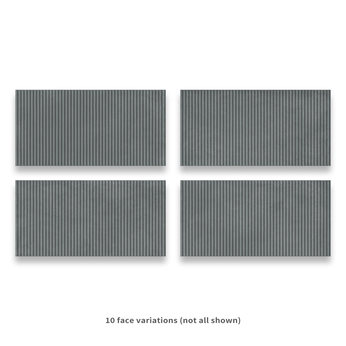24" x 48" Spanish Iconic 3D Matte Concrete Look Porcelain Wall Tile