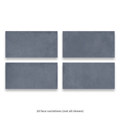 24" x 48" Spanish Iconic 3D Matte Concrete Look Porcelain Wall Tile
