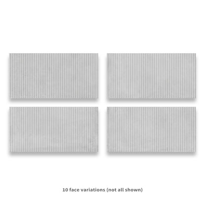 24" x 48" Spanish Iconic 3D Matte Concrete Look Porcelain Wall Tile