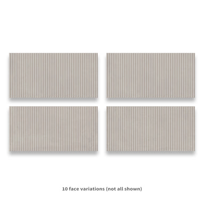 24" x 48" Spanish Iconic 3D Matte Concrete Look Porcelain Wall Tile