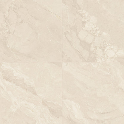 24” x 24” Spanish Callas Matte Stone Look Porcelain Floor and Wall Tile