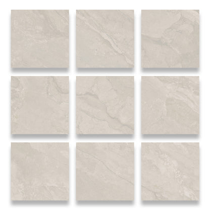 24” x 24” Spanish Callas Matte Stone Look Porcelain Floor and Wall Tile