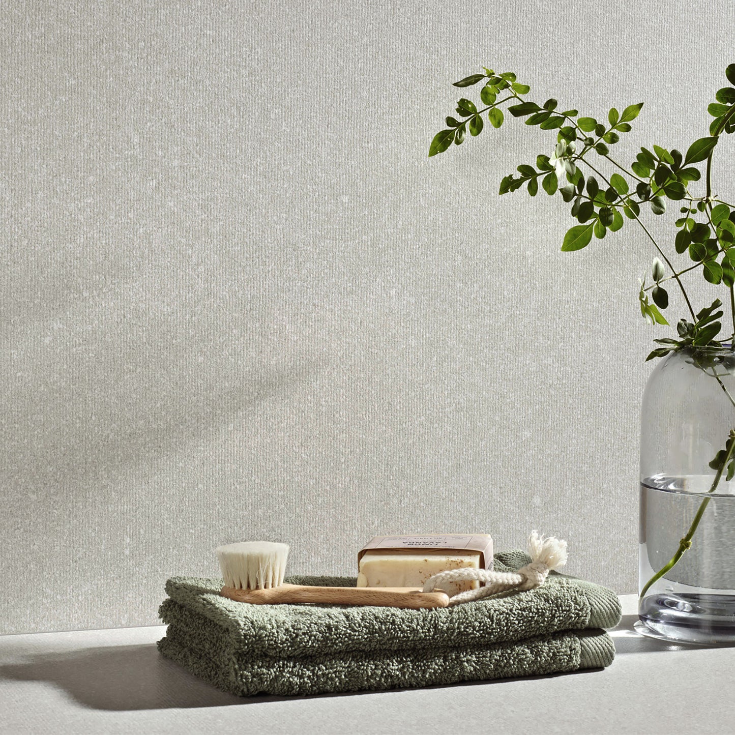 24” x 24” Japanese Kyoto Matte 3D Textured Micro Terrazzo Look Porcelain Floor and Wall Tile