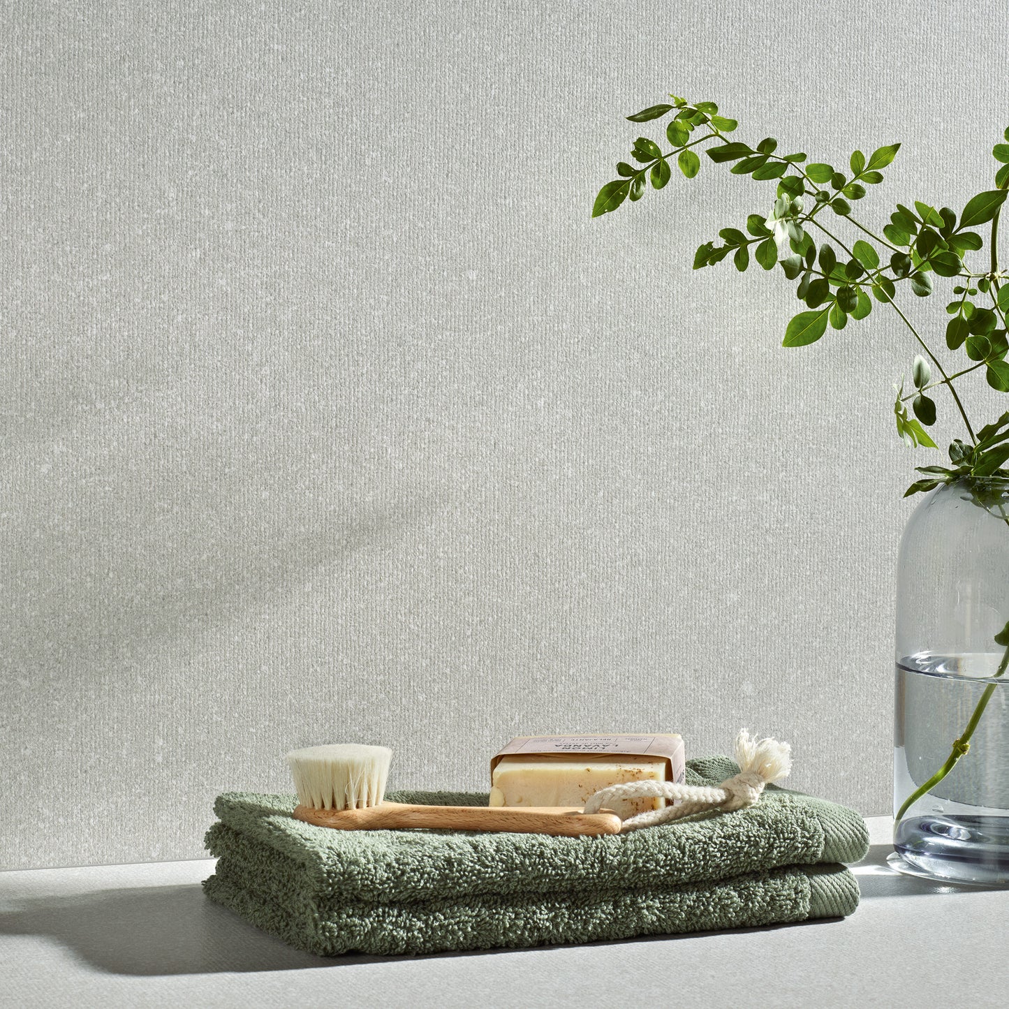 24” x 24” Japanese Kyoto Matte 3D Textured Micro Terrazzo Look Porcelain Floor and Wall Tile