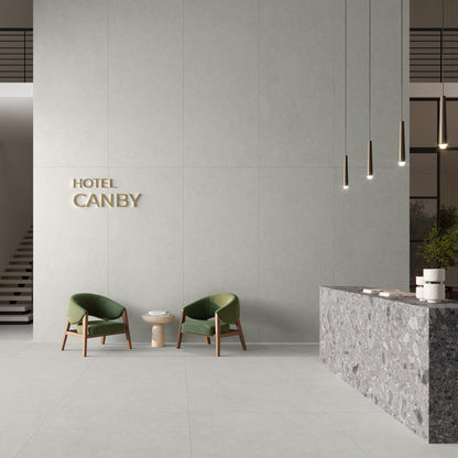 24” x 24” Spanish Koyoto Matte Stone Look Porcelain Floor and Wall Tile