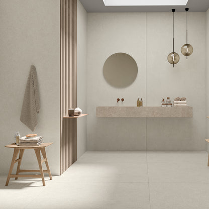 24” x 24” Spanish Koyoto Matte Stone Look Porcelain Floor and Wall Tile