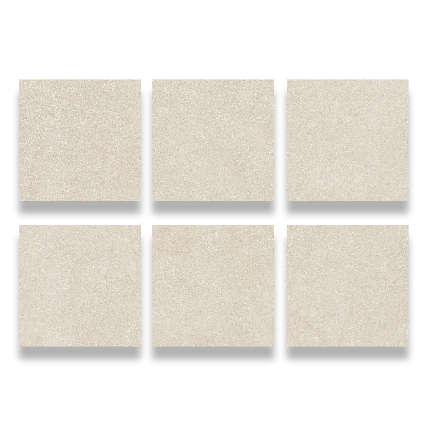 24” x 24” Spanish Ciottoli Matte Stone Look Porcelain Floor and Wall Tile