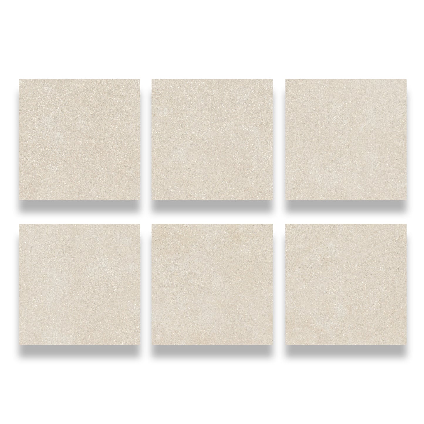 24” x 24” Spanish Ciottoli Matte Stone Look Porcelain Floor and Wall Tile