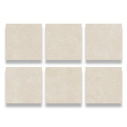 24” x 24” Spanish Ciottoli Matte Stone Look Porcelain Floor and Wall Tile