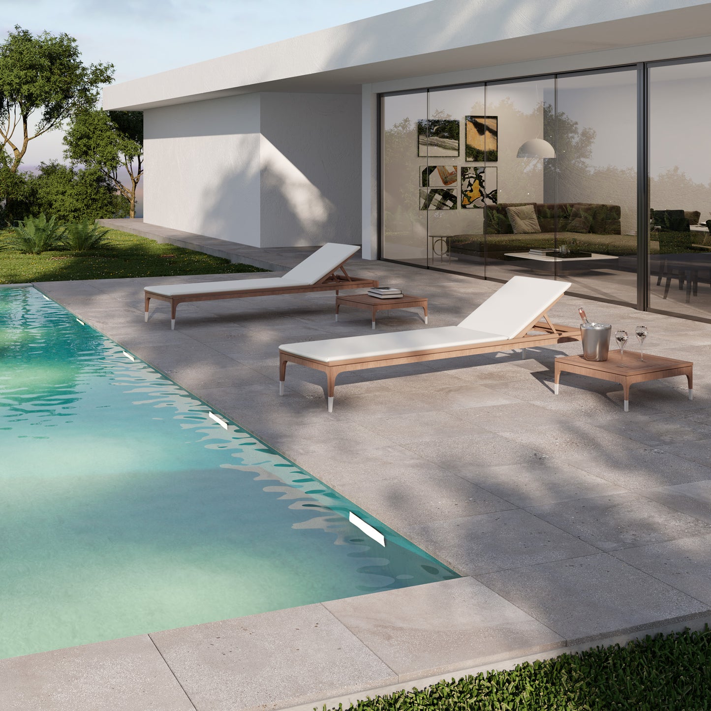 24" x 24" x 2CM American Area Grip Porcelain Outdoor Floor Paver Tile
