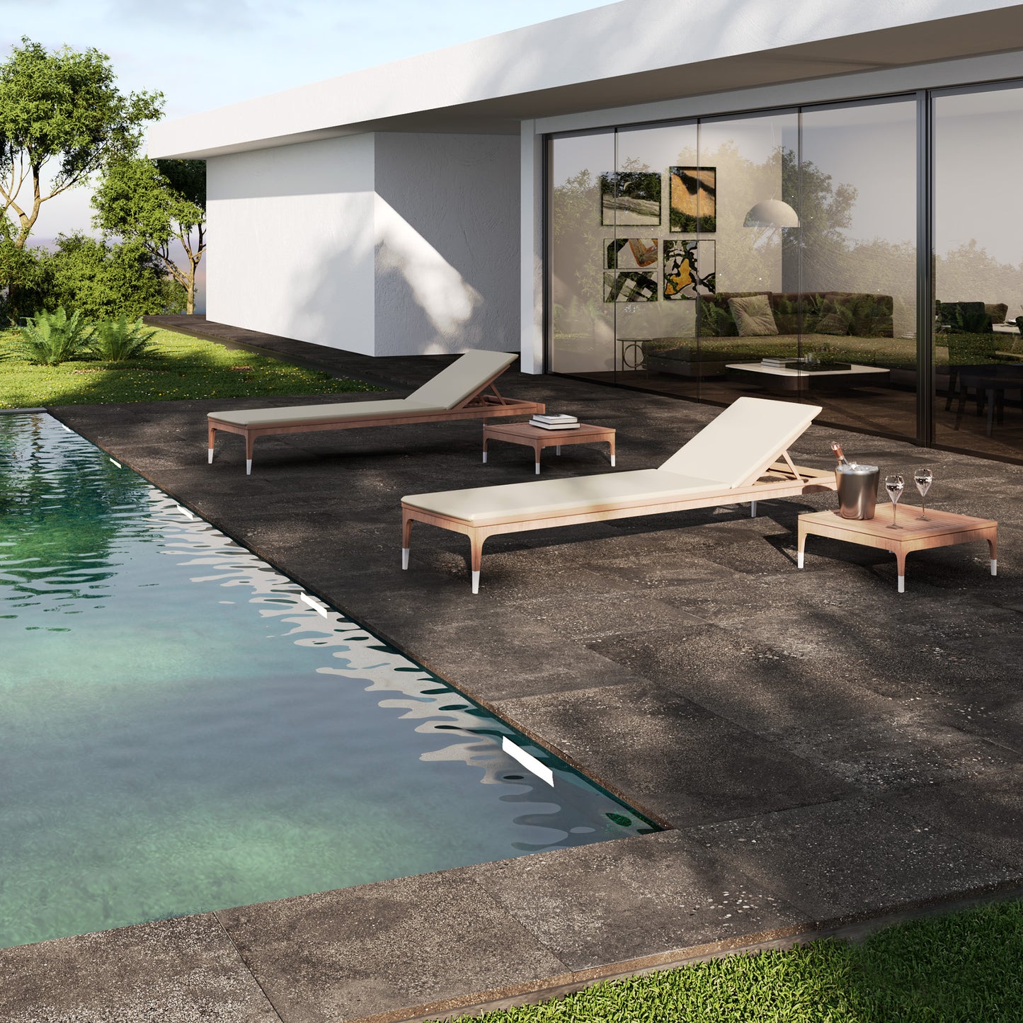 24" x 24" x 2CM American Area Grip Porcelain Outdoor Floor Paver Tile