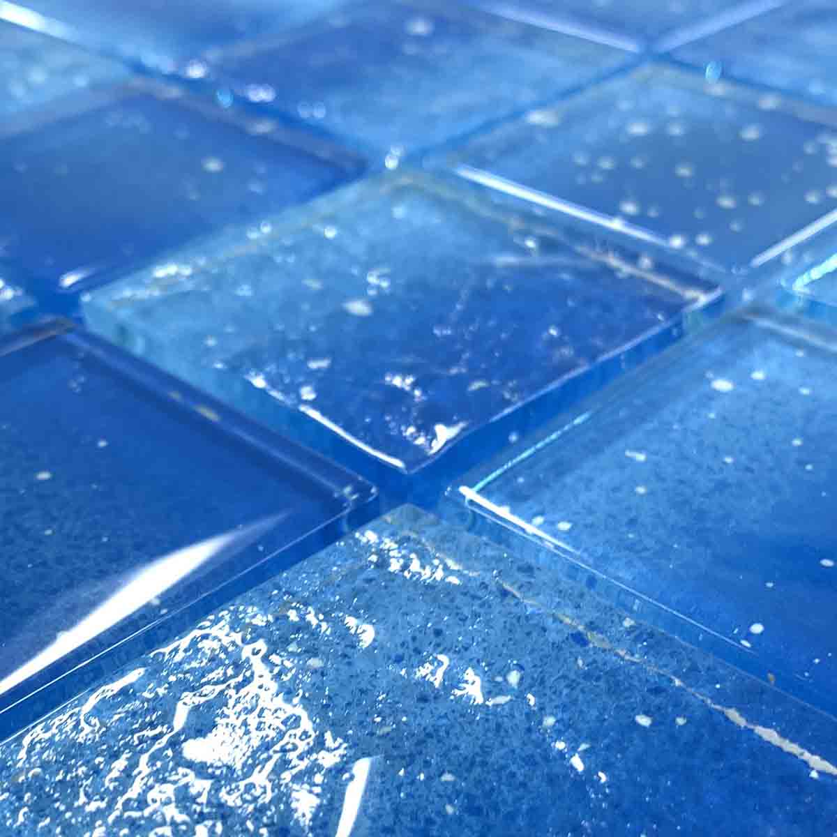 12” x 12” Starlight Glow-in-the-Dark Pool & Wall Glass Mosaic Tile