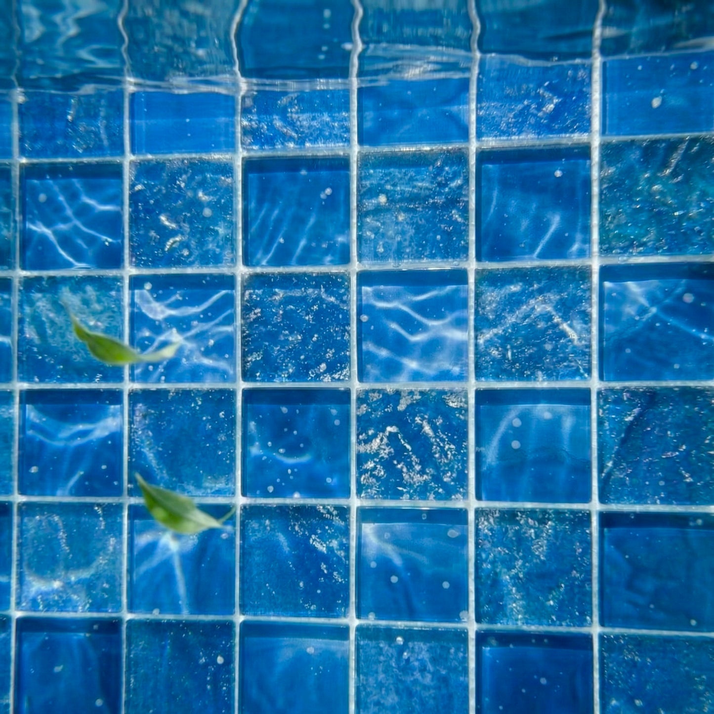 12” x 12” Starlight Glow-in-the-Dark Pool & Wall Glass Mosaic Tile