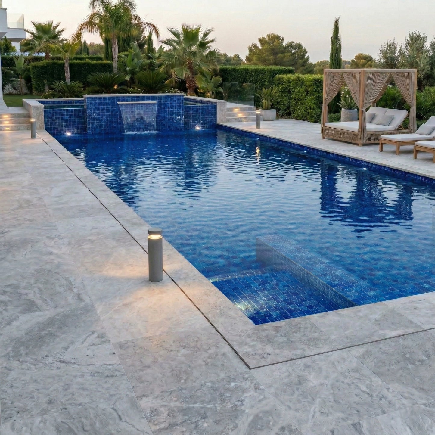 12” x 12” Starlight Glass Mosaic Glowing Pool and Wall Tile