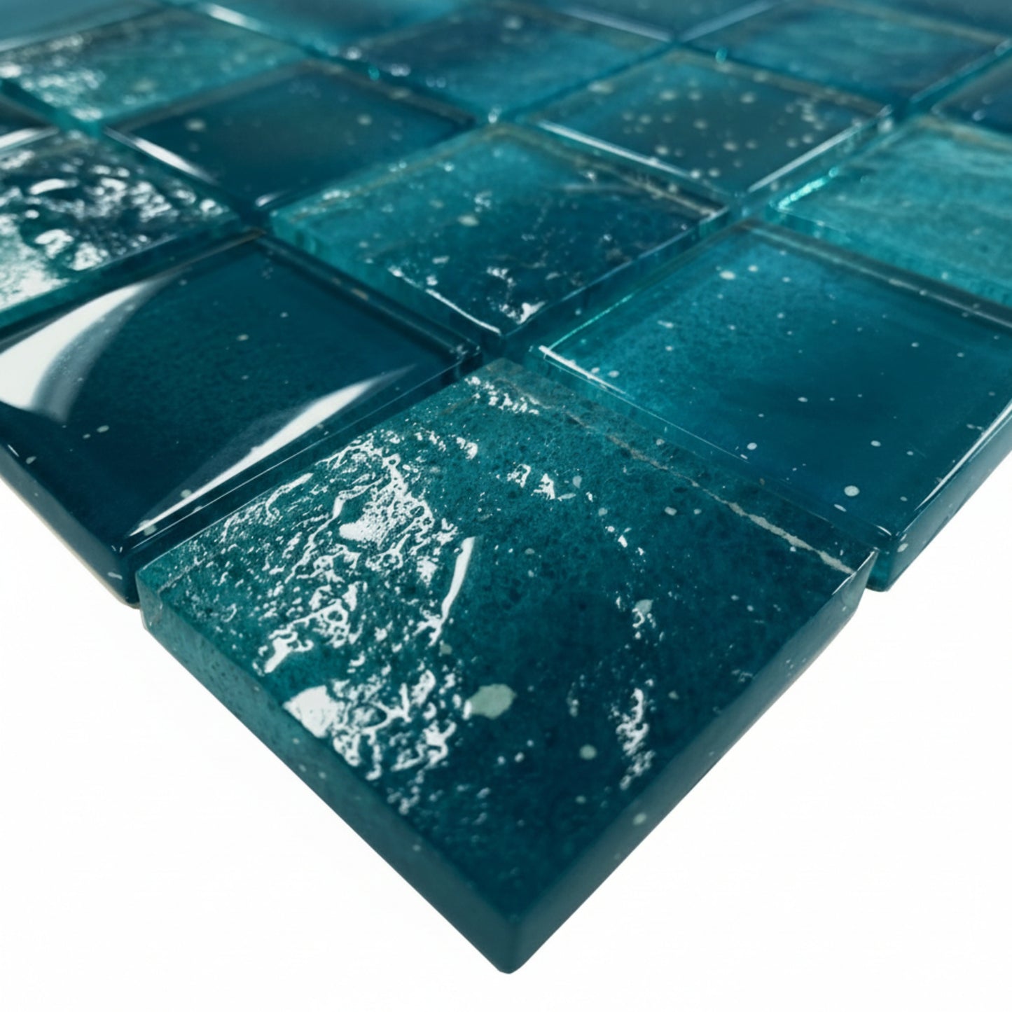 12” x 12” Starlight Glass Mosaic Glowing Pool and Wall Tile