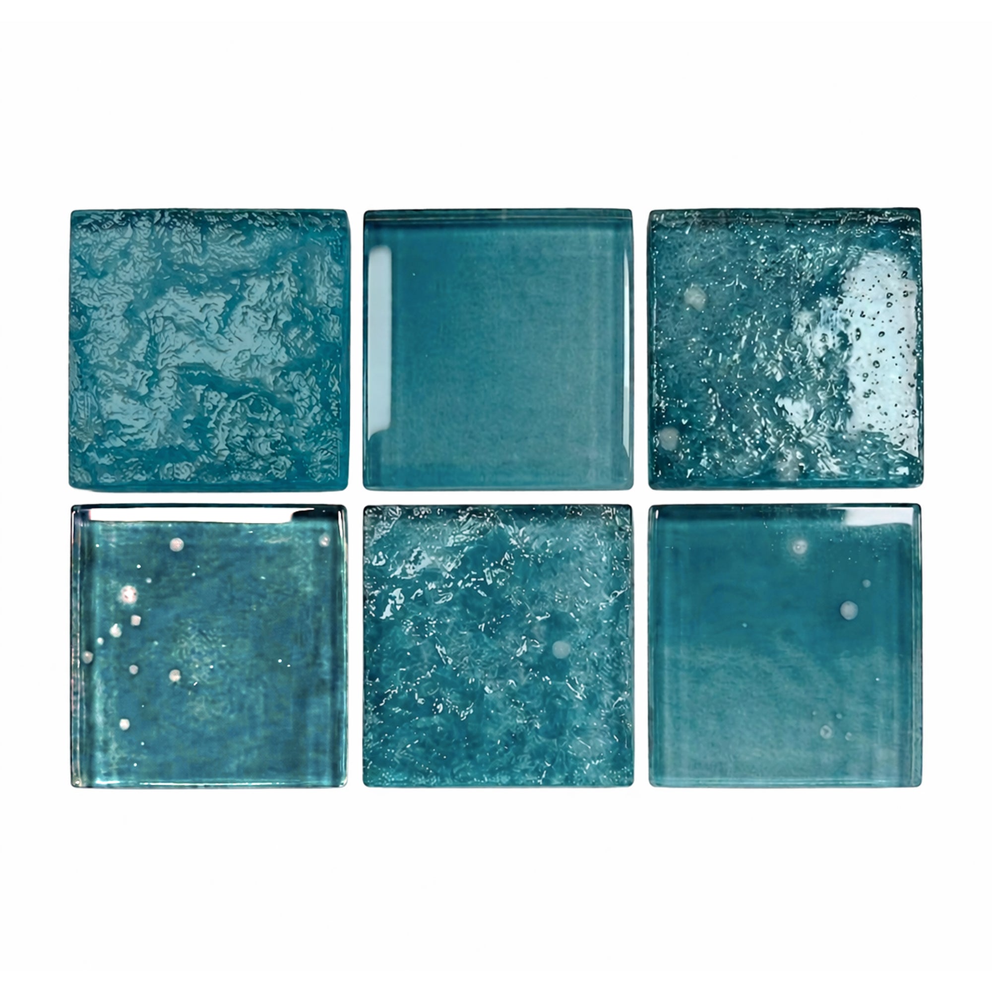 12” x 12” Starlight Glow-in-the-Dark Pool & Wall Glass Mosaic Tile