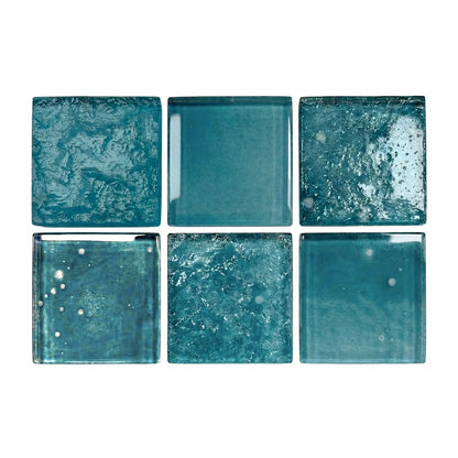 12” x 12” Starlight Glass Mosaic Glowing Pool and Wall Tile